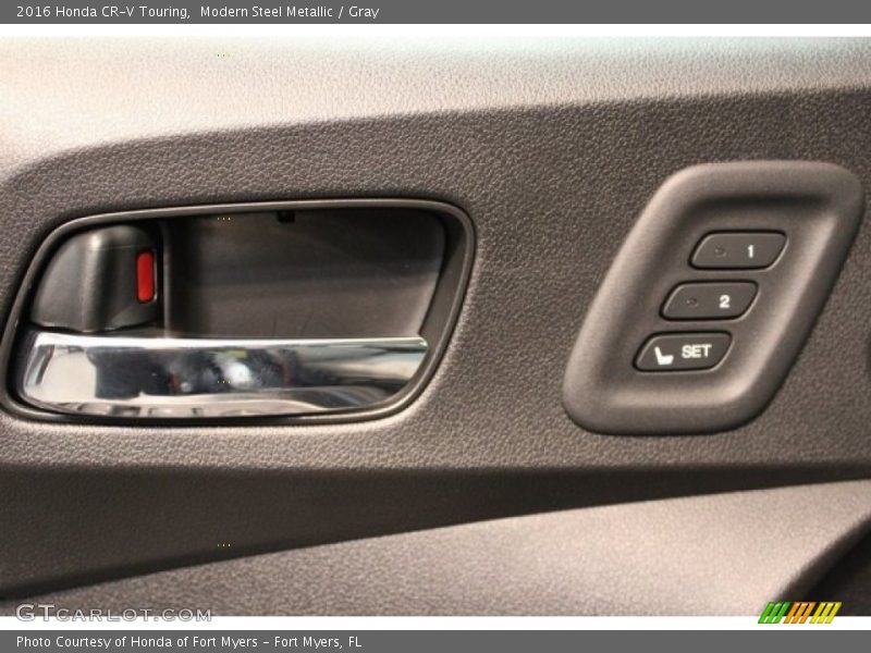 Modern Steel Metallic / Gray 2016 Honda CR-V Touring