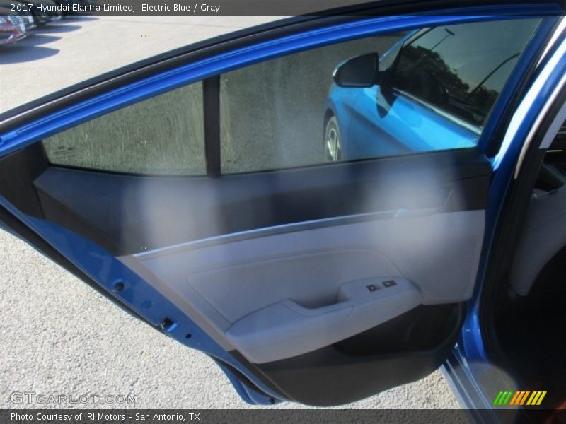 Electric Blue / Gray 2017 Hyundai Elantra Limited