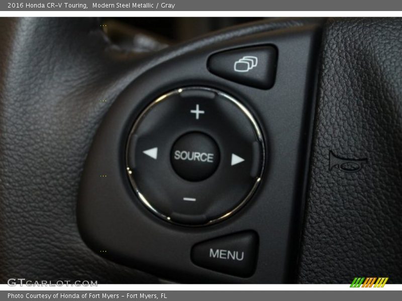 Modern Steel Metallic / Gray 2016 Honda CR-V Touring