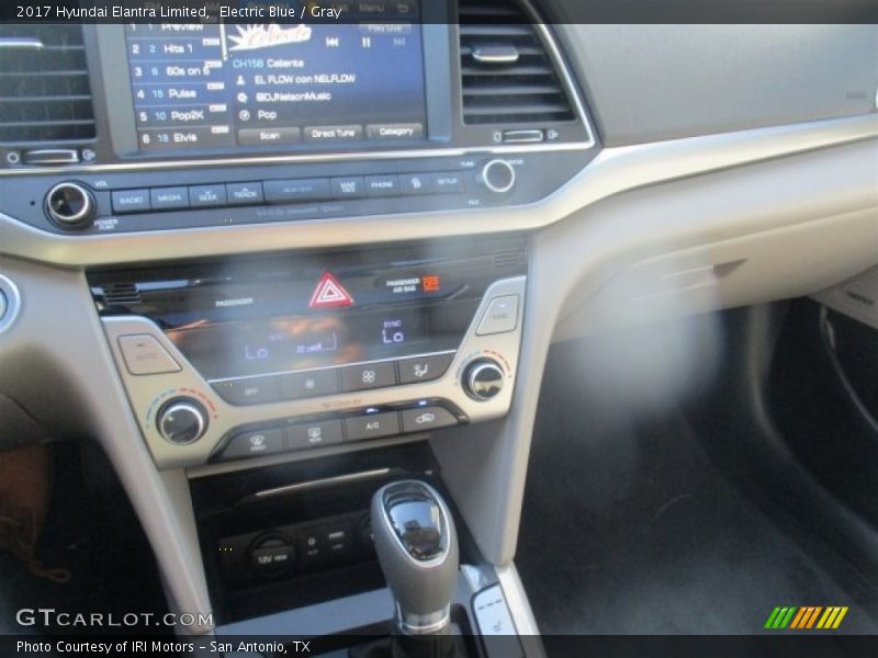 Electric Blue / Gray 2017 Hyundai Elantra Limited