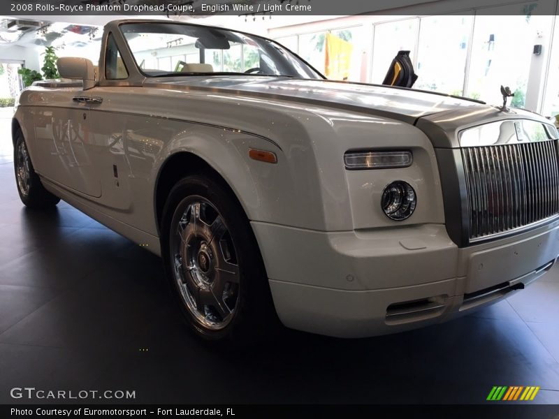 English White / Light Creme 2008 Rolls-Royce Phantom Drophead Coupe