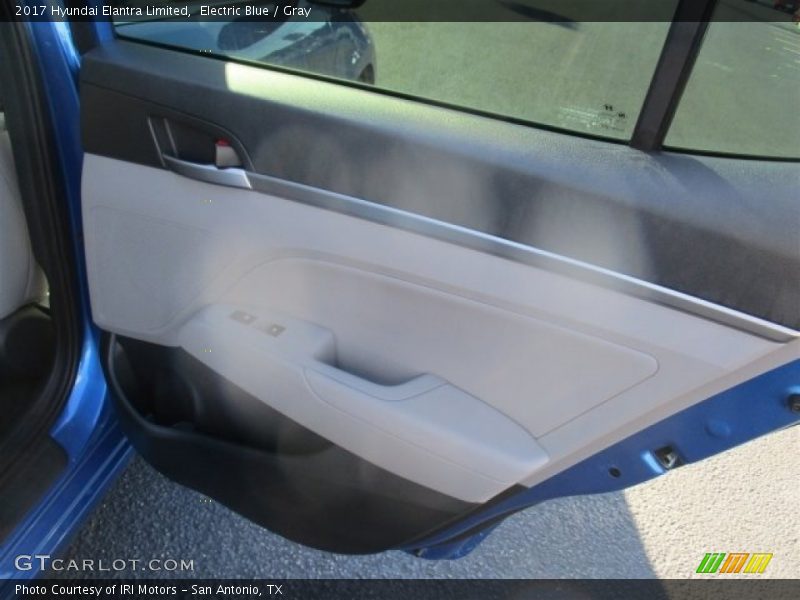 Electric Blue / Gray 2017 Hyundai Elantra Limited