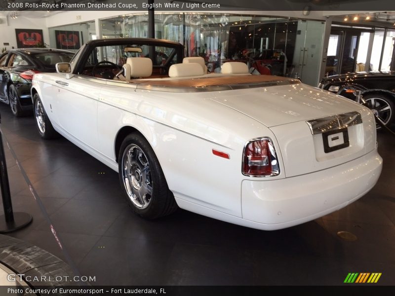 English White / Light Creme 2008 Rolls-Royce Phantom Drophead Coupe