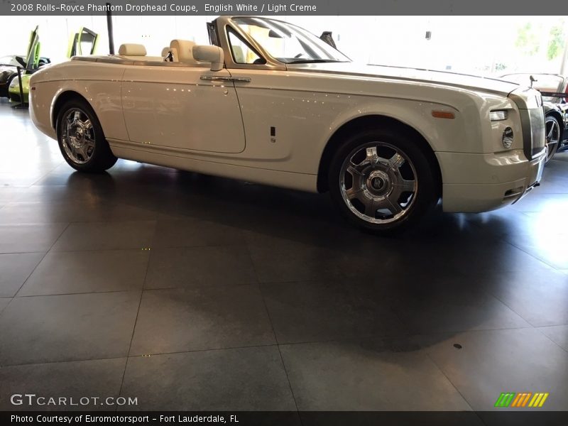 English White / Light Creme 2008 Rolls-Royce Phantom Drophead Coupe