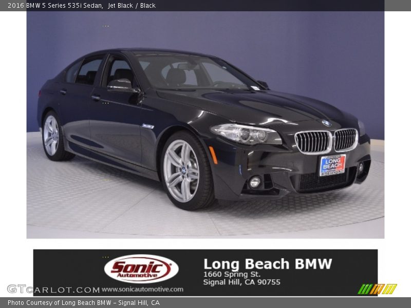 Jet Black / Black 2016 BMW 5 Series 535i Sedan