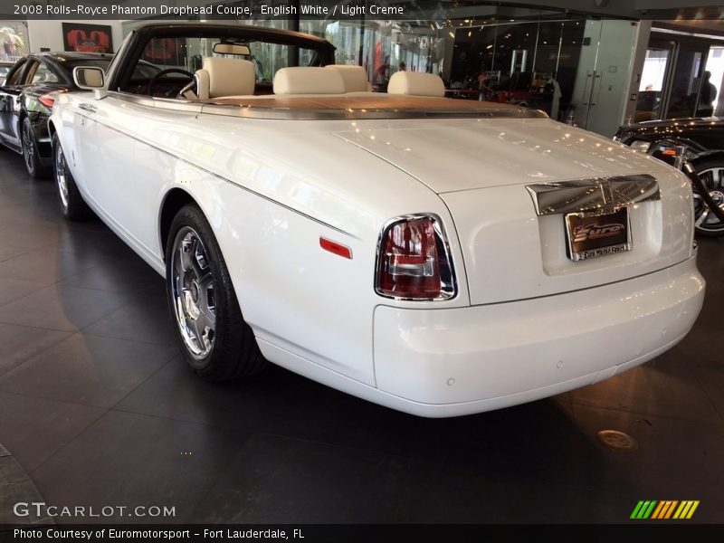 English White / Light Creme 2008 Rolls-Royce Phantom Drophead Coupe