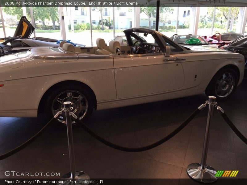 English White / Light Creme 2008 Rolls-Royce Phantom Drophead Coupe