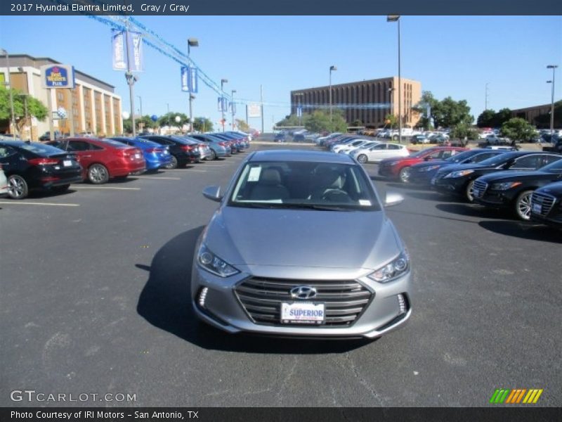 Gray / Gray 2017 Hyundai Elantra Limited