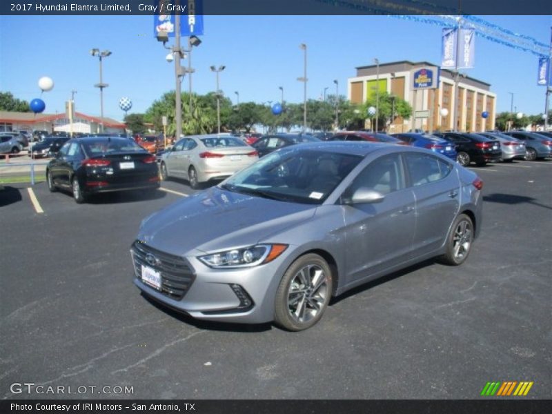 Gray / Gray 2017 Hyundai Elantra Limited