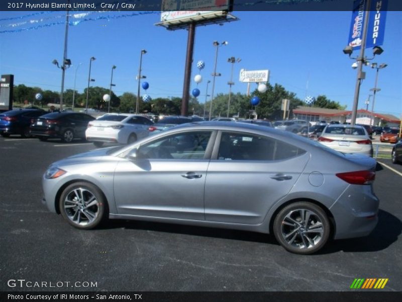 Gray / Gray 2017 Hyundai Elantra Limited