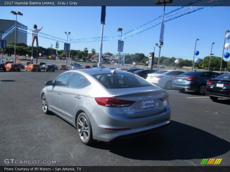 Gray / Gray 2017 Hyundai Elantra Limited