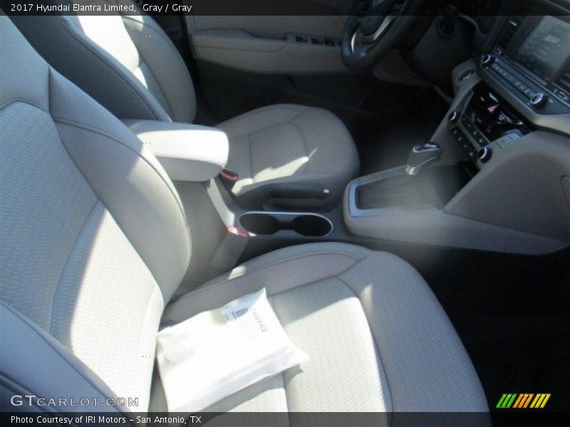 Gray / Gray 2017 Hyundai Elantra Limited