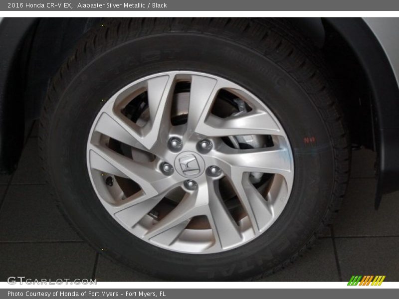 Alabaster Silver Metallic / Black 2016 Honda CR-V EX