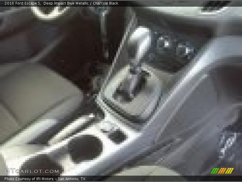 Deep Impact Blue Metallic / Charcoal Black 2016 Ford Escape S