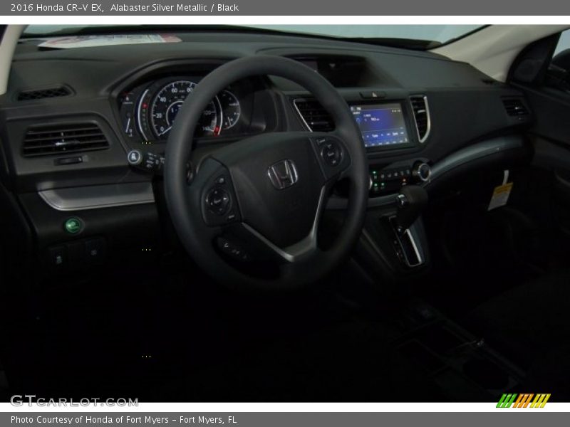 Alabaster Silver Metallic / Black 2016 Honda CR-V EX