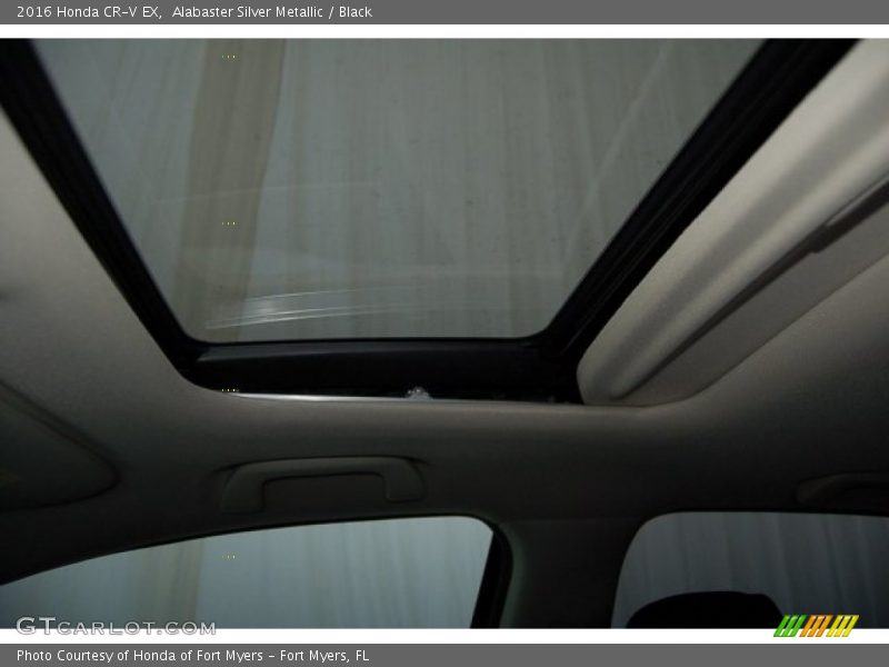 Alabaster Silver Metallic / Black 2016 Honda CR-V EX