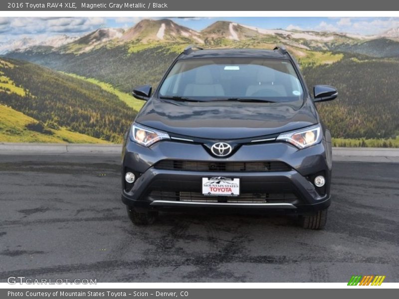 Magnetic Gray Metallic / Black 2016 Toyota RAV4 XLE
