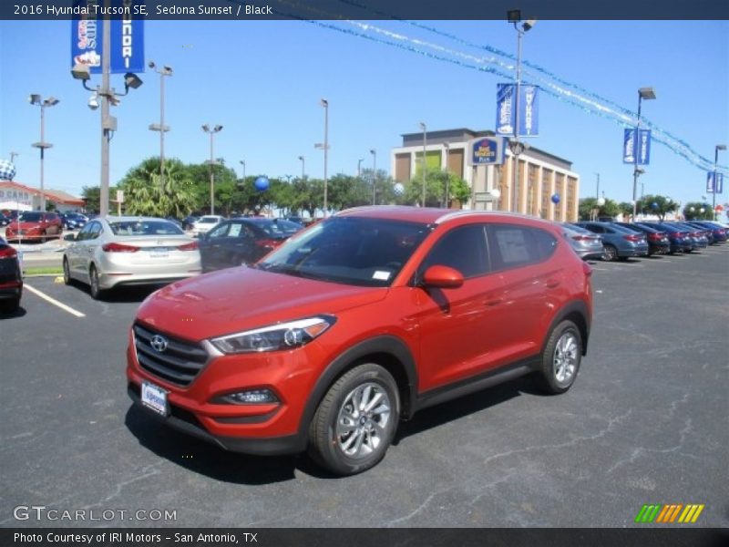 Sedona Sunset / Black 2016 Hyundai Tucson SE