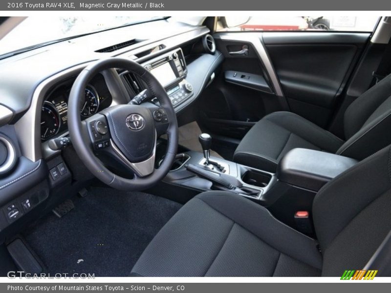 Magnetic Gray Metallic / Black 2016 Toyota RAV4 XLE
