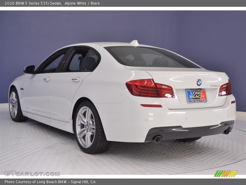 Alpine White / Black 2016 BMW 5 Series 535i Sedan