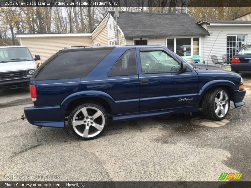 Indigo Blue Metallic / Medium Gray 2003 Chevrolet Blazer LS