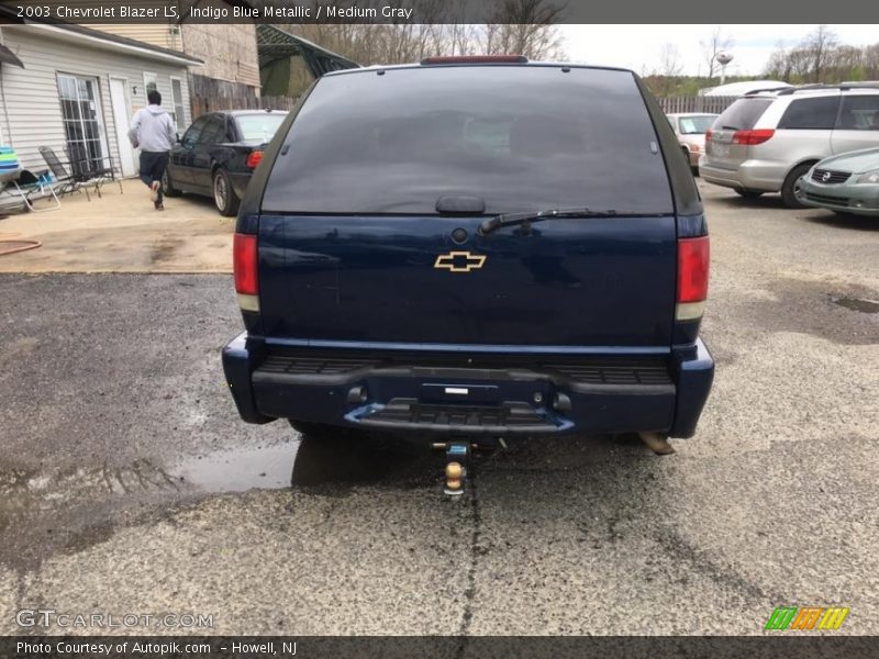 Indigo Blue Metallic / Medium Gray 2003 Chevrolet Blazer LS