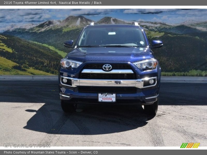 Nautical Blue Metallic / Black 2016 Toyota 4Runner Limited 4x4