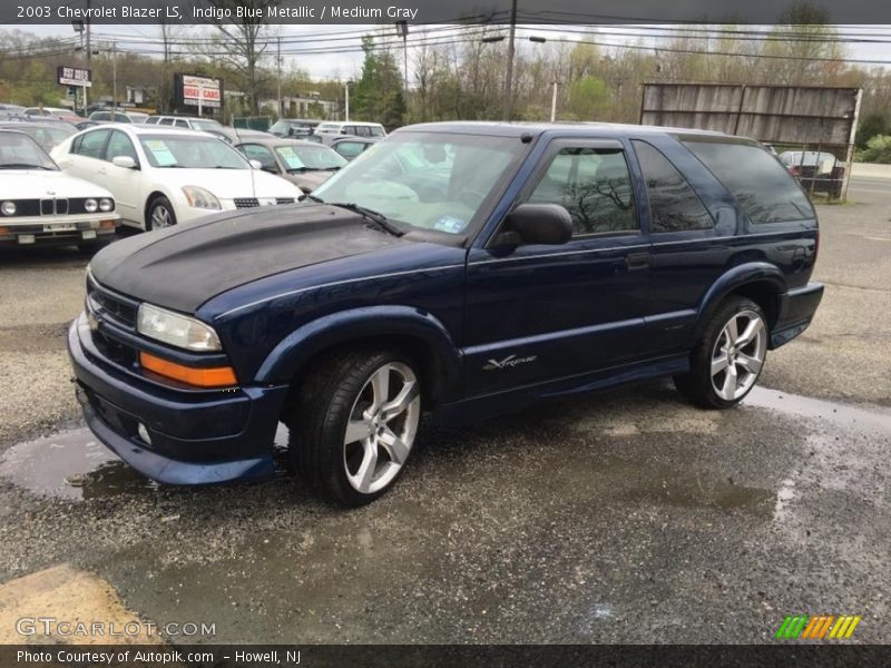 Indigo Blue Metallic / Medium Gray 2003 Chevrolet Blazer LS