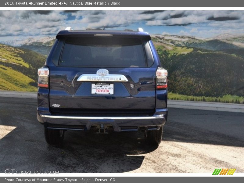 Nautical Blue Metallic / Black 2016 Toyota 4Runner Limited 4x4
