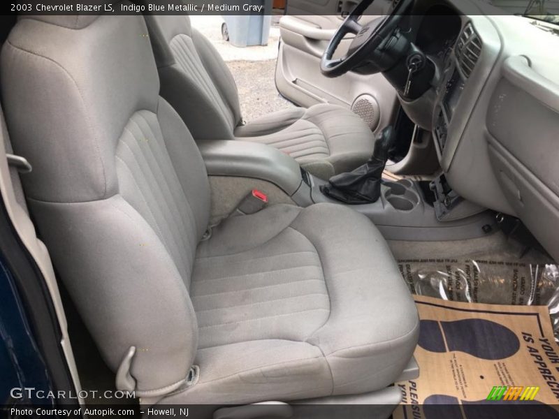 Front Seat of 2003 Blazer LS