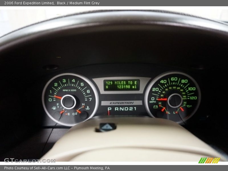 Black / Medium Flint Grey 2006 Ford Expedition Limited