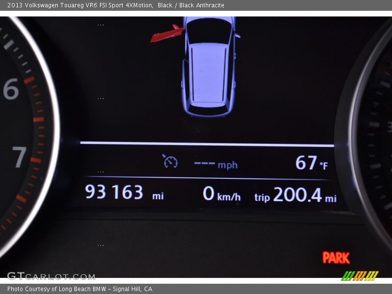 Black / Black Anthracite 2013 Volkswagen Touareg VR6 FSI Sport 4XMotion