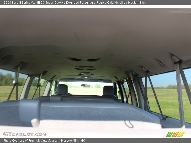 Pueblo Gold Metallic / Medium Flint 2009 Ford E Series Van E350 Super Duty XL Extended Passenger