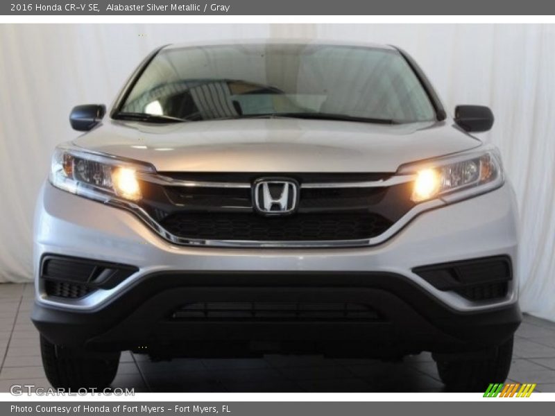 Alabaster Silver Metallic / Gray 2016 Honda CR-V SE