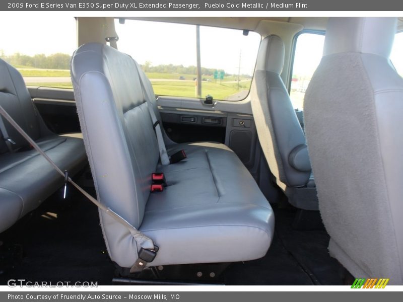 Pueblo Gold Metallic / Medium Flint 2009 Ford E Series Van E350 Super Duty XL Extended Passenger