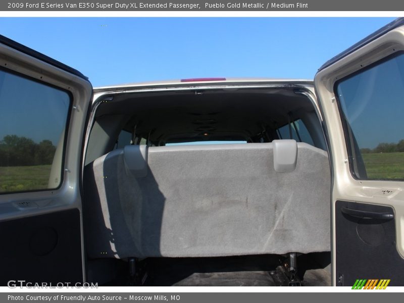 Pueblo Gold Metallic / Medium Flint 2009 Ford E Series Van E350 Super Duty XL Extended Passenger