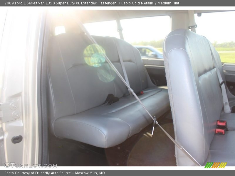 Pueblo Gold Metallic / Medium Flint 2009 Ford E Series Van E350 Super Duty XL Extended Passenger
