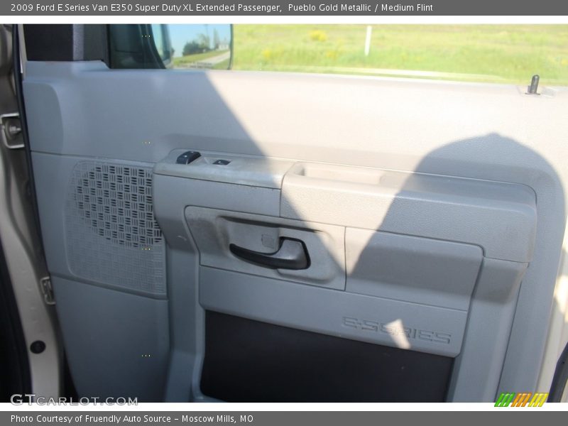 Pueblo Gold Metallic / Medium Flint 2009 Ford E Series Van E350 Super Duty XL Extended Passenger