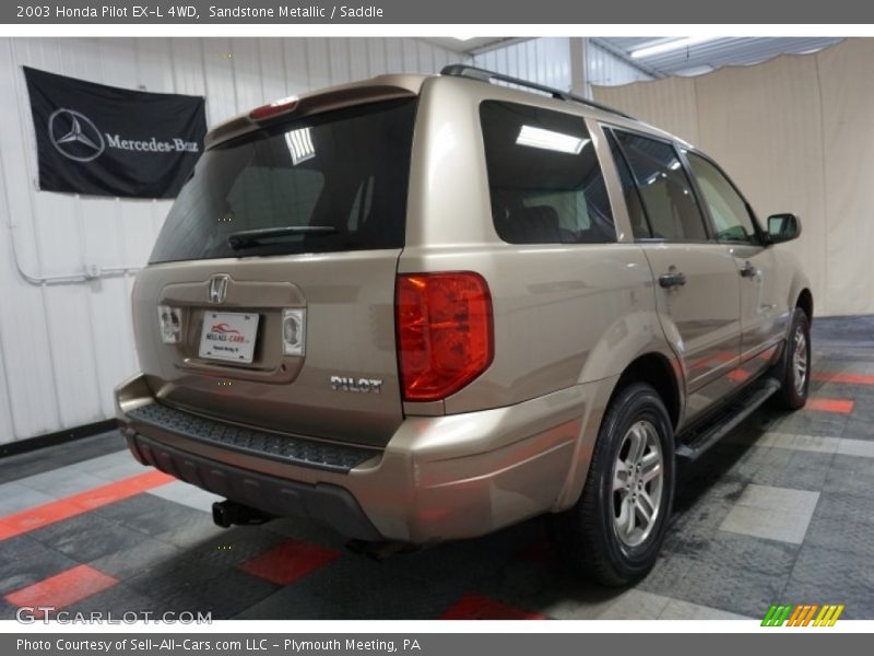 Sandstone Metallic / Saddle 2003 Honda Pilot EX-L 4WD