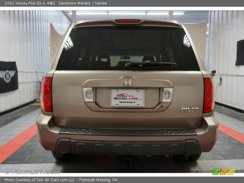 Sandstone Metallic / Saddle 2003 Honda Pilot EX-L 4WD