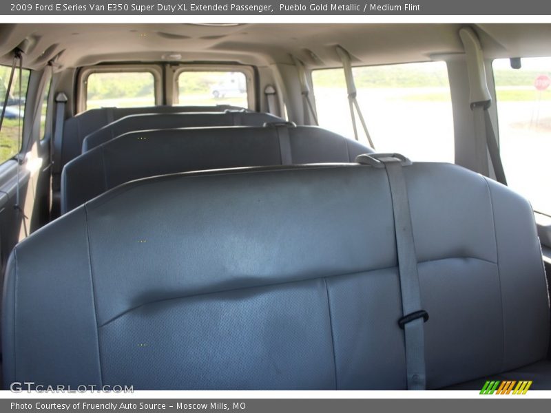 Pueblo Gold Metallic / Medium Flint 2009 Ford E Series Van E350 Super Duty XL Extended Passenger