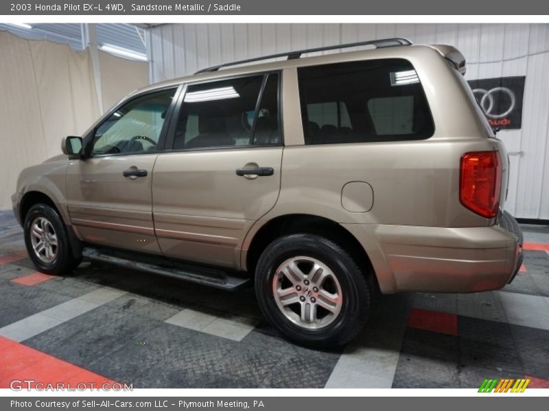 Sandstone Metallic / Saddle 2003 Honda Pilot EX-L 4WD