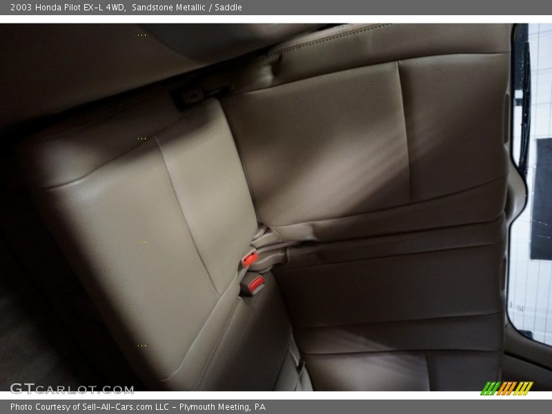 Sandstone Metallic / Saddle 2003 Honda Pilot EX-L 4WD
