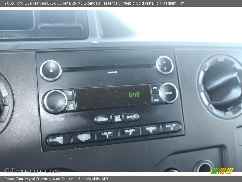 Pueblo Gold Metallic / Medium Flint 2009 Ford E Series Van E350 Super Duty XL Extended Passenger