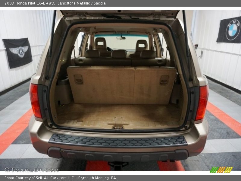 Sandstone Metallic / Saddle 2003 Honda Pilot EX-L 4WD