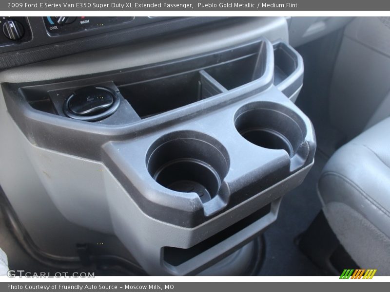 Pueblo Gold Metallic / Medium Flint 2009 Ford E Series Van E350 Super Duty XL Extended Passenger
