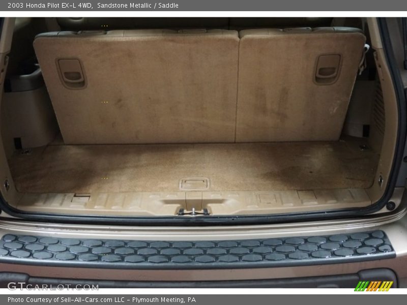 Sandstone Metallic / Saddle 2003 Honda Pilot EX-L 4WD