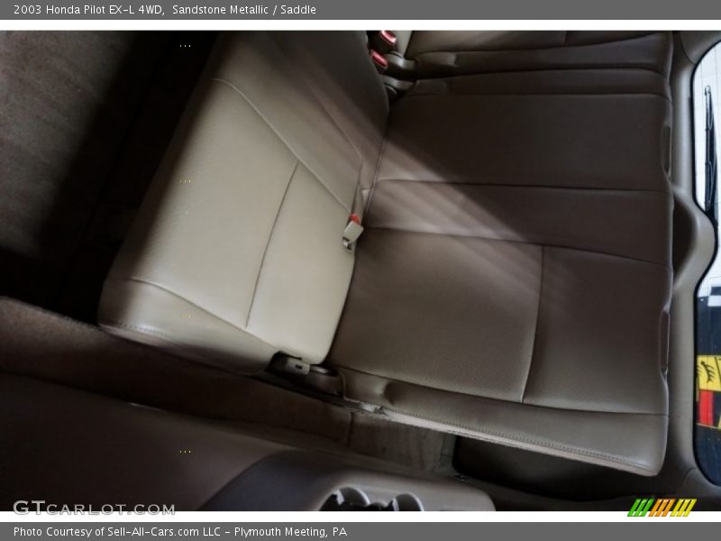 Sandstone Metallic / Saddle 2003 Honda Pilot EX-L 4WD