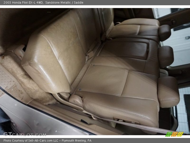 Sandstone Metallic / Saddle 2003 Honda Pilot EX-L 4WD