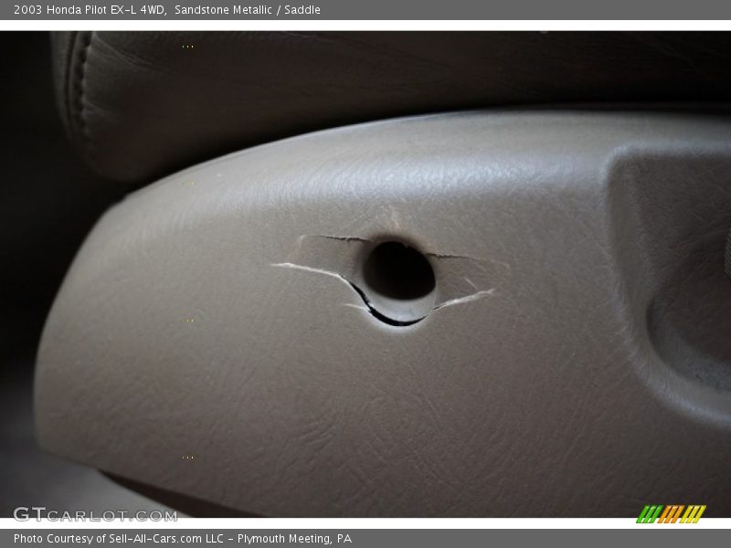 Sandstone Metallic / Saddle 2003 Honda Pilot EX-L 4WD